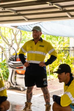 The ICGC concrete grinding team at their Husqvarna training day
